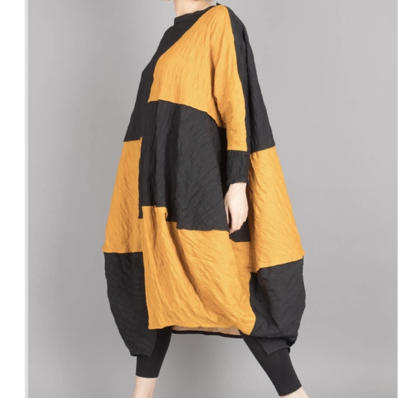 Kedem Sasson Dresses & Skirts - Kedem Sasson Dress | Yellow & Black | 100% Cotton